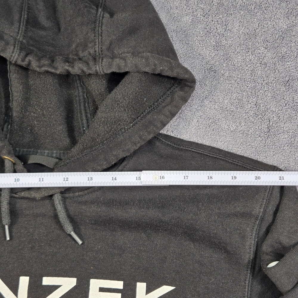 Carhartt Hoodie Mens M Black Good K288 Wanzek Graphic Logo Sleeve Loose Fit - Picture 7 of 13